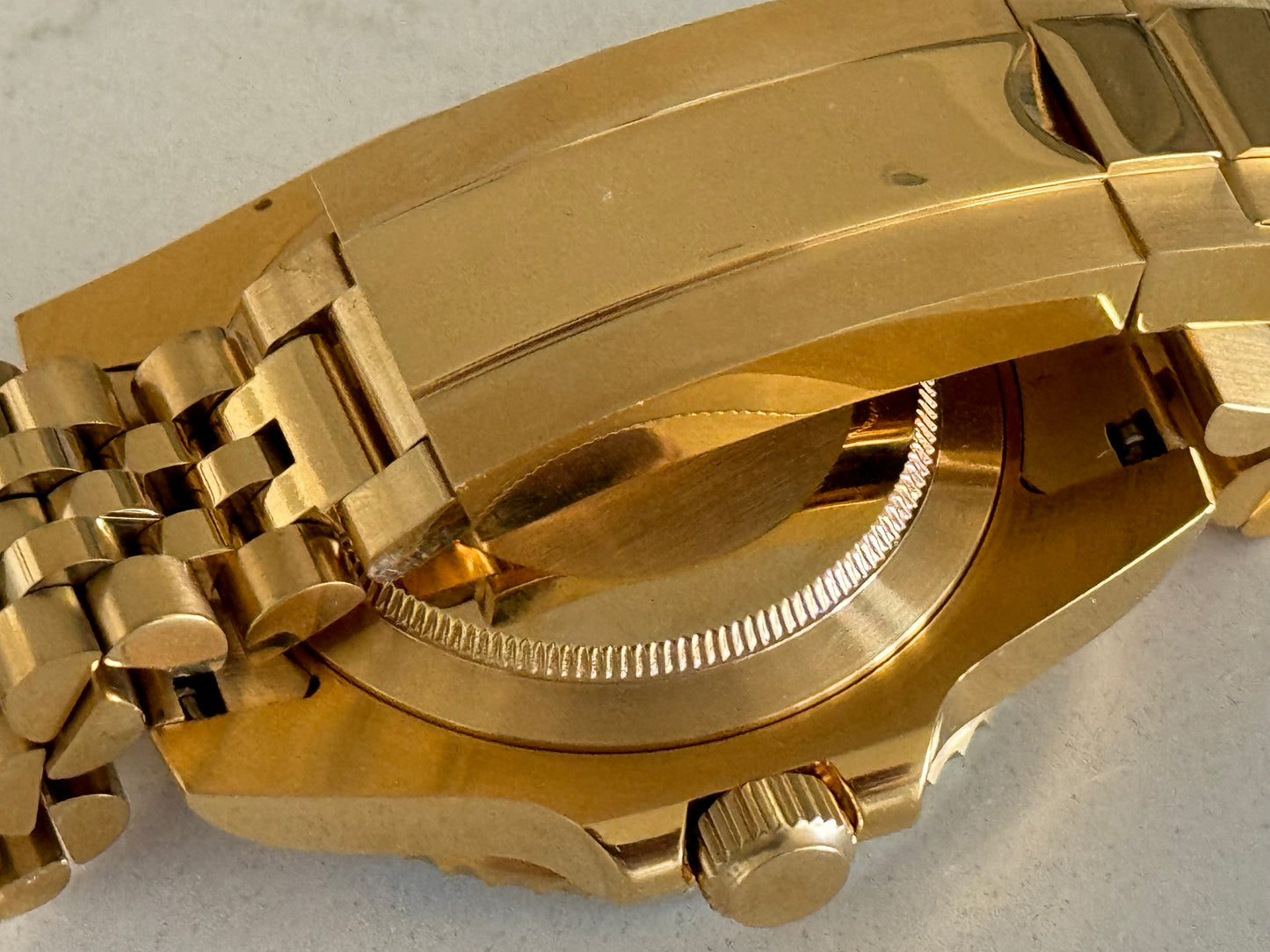 Seiko Mod Submariner Green Gold 40MM CASE