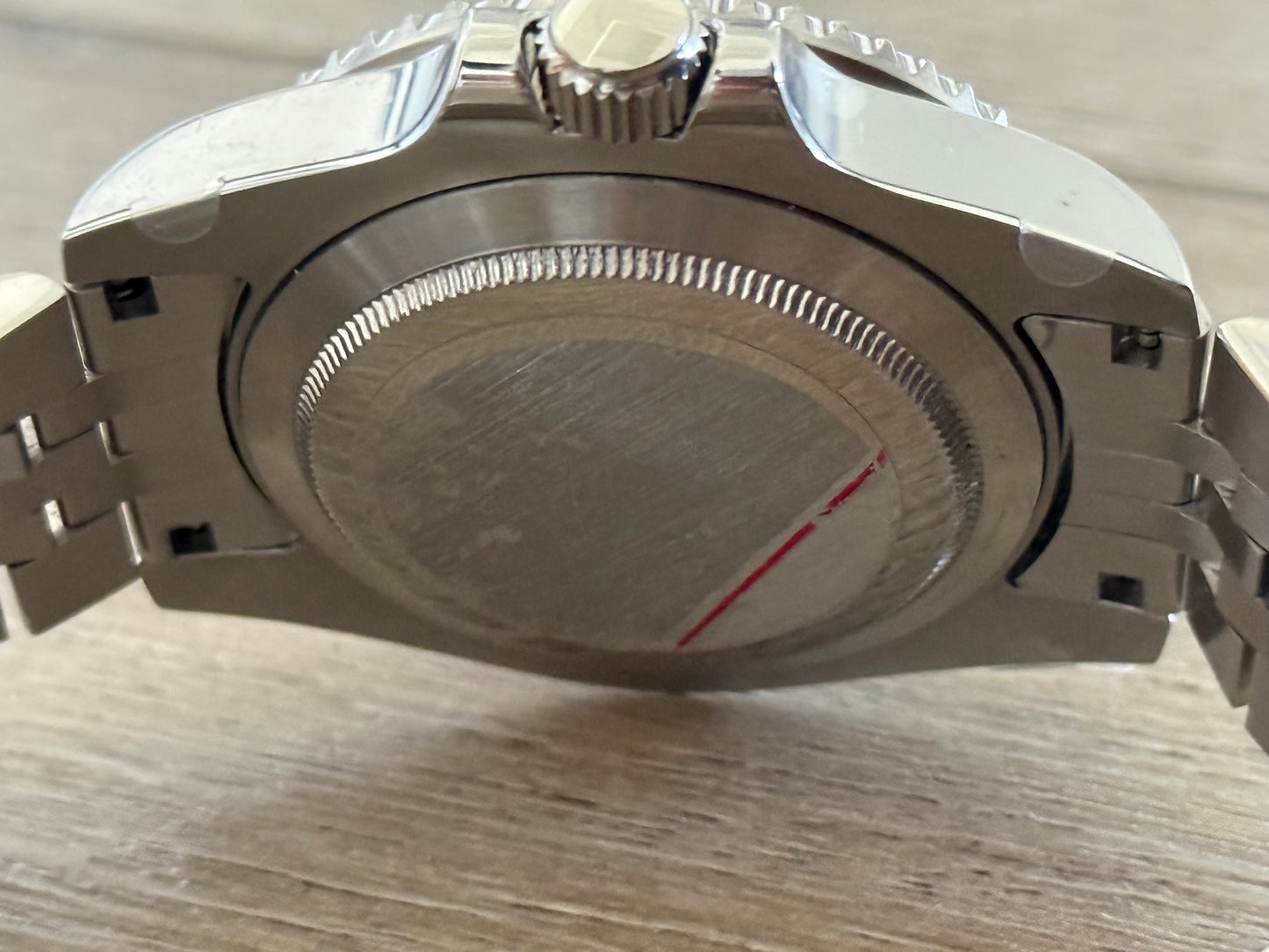 Seiko Mod 41MM Case, No Date Submariner on Jubilee