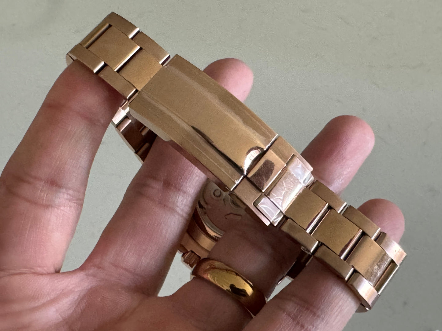 Seiko Mod Rootbeer GMT 41MM Case Rose Gold No Cyclops