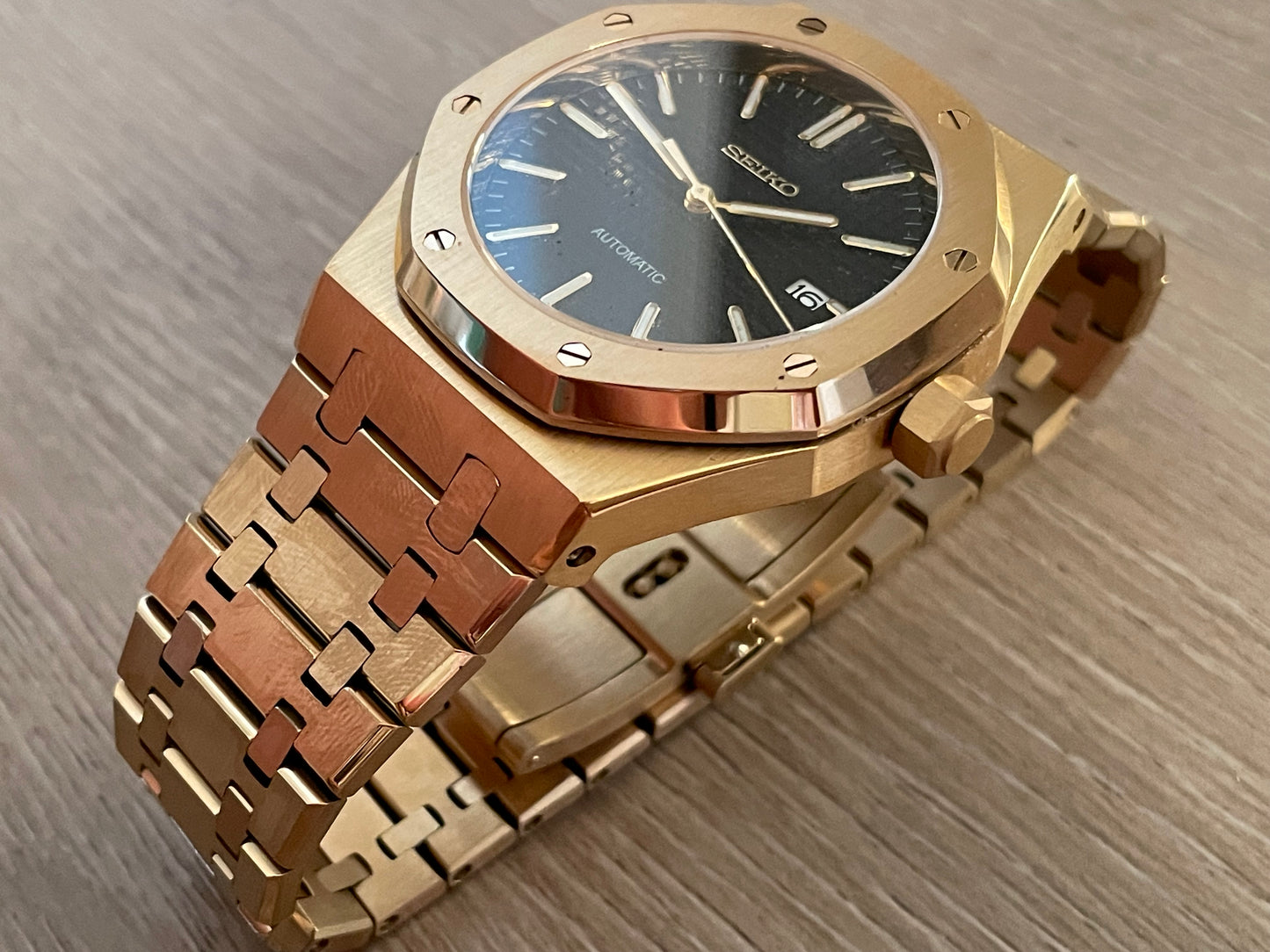 Seiko Mod Gold AP Royal Oak