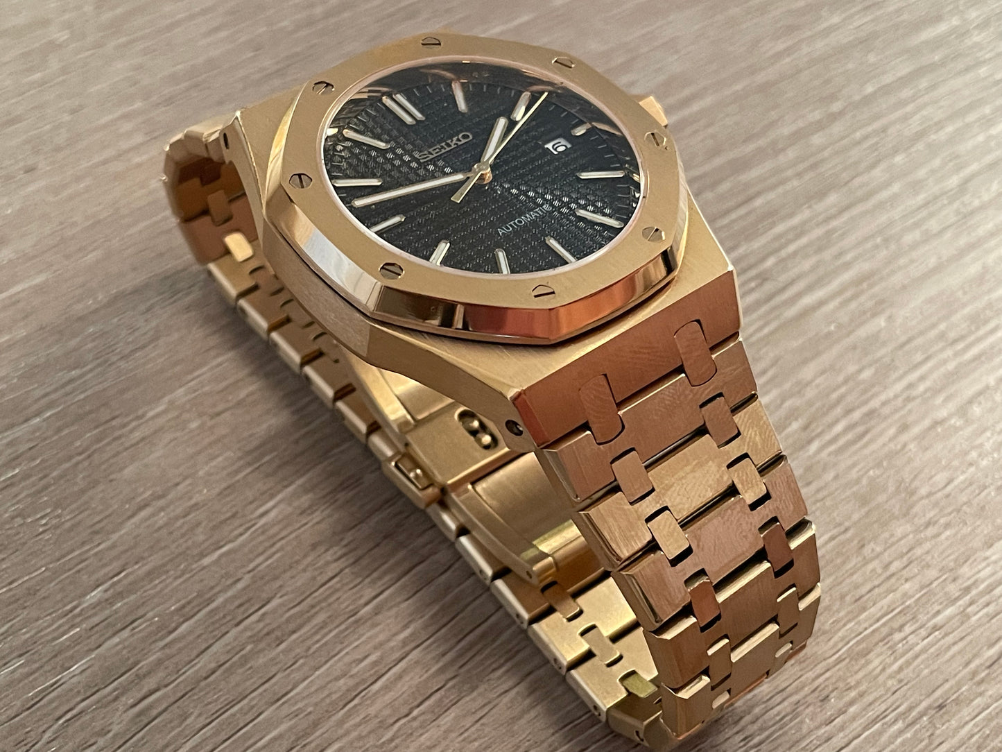 Seiko Mod Gold AP Royal Oak