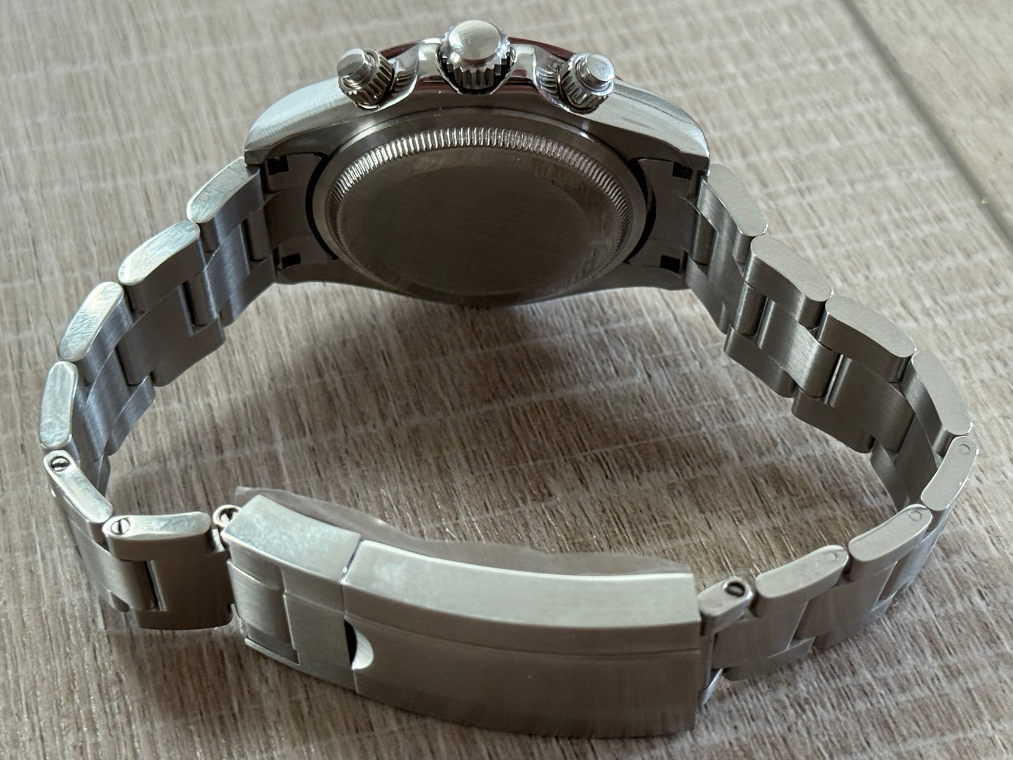 Seiko Mod Chocolate Panda 40MM Case W/ Oyster - Chronograph