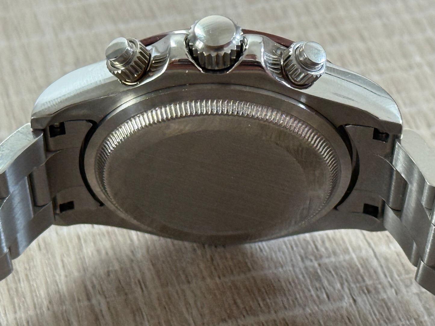 Seiko Mod Chocolate Panda 40MM Case W/ Oyster - Chronograph