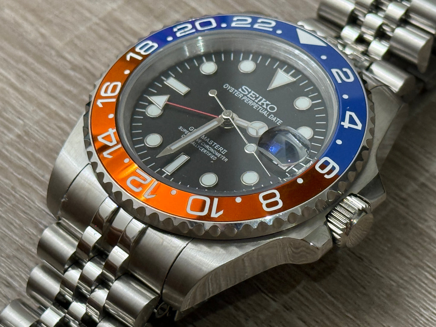 Seiko Mod Pepsi GMT 41MM Case