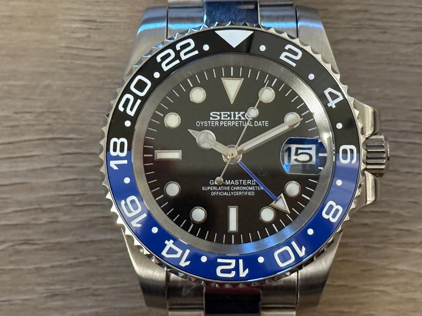 Seiko Batman GMT Mod 41MM CASE