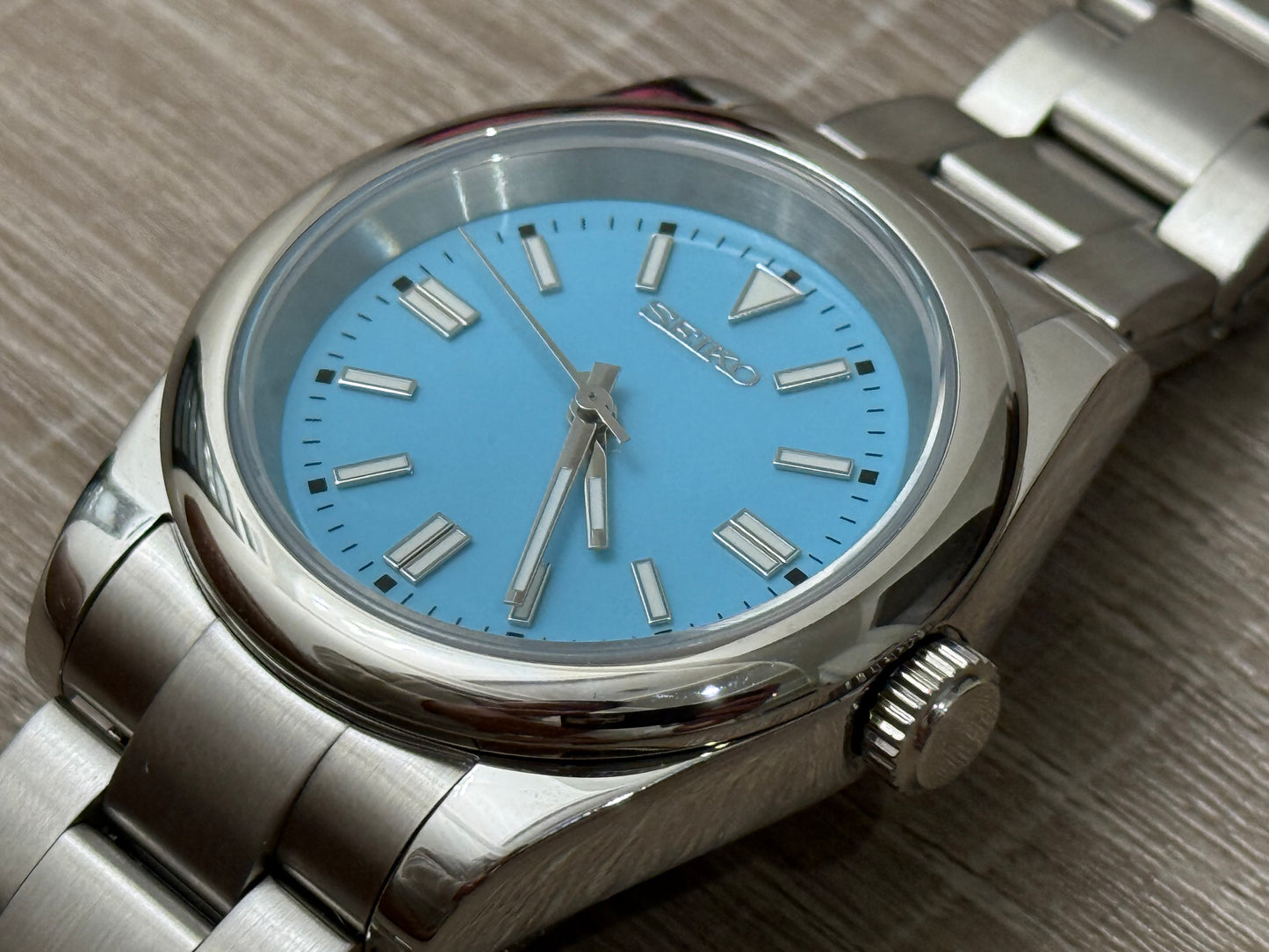 Seiko Mod OP 39MM Case - Blue