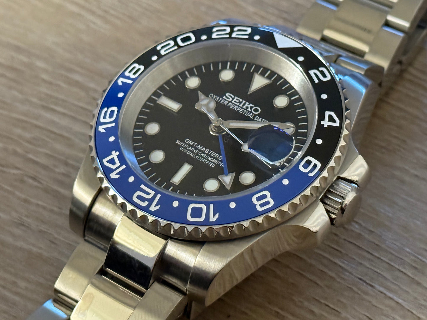 Seiko Batman GMT Mod 41MM CASE