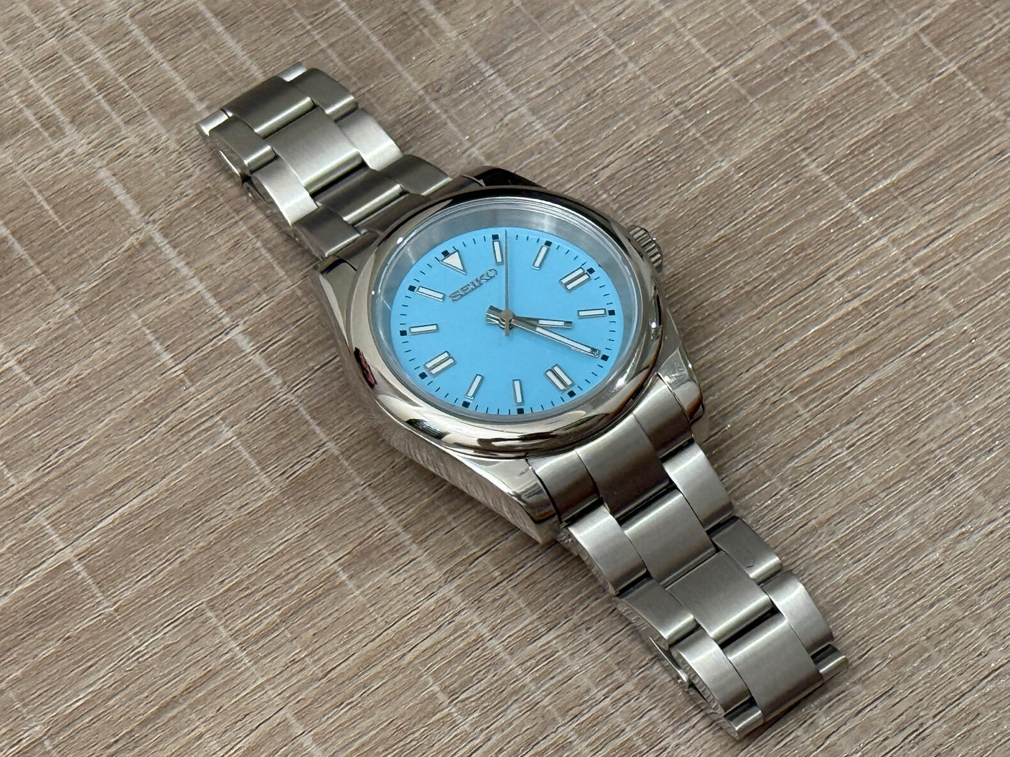 Seiko Mod OP 39MM Case - Blue