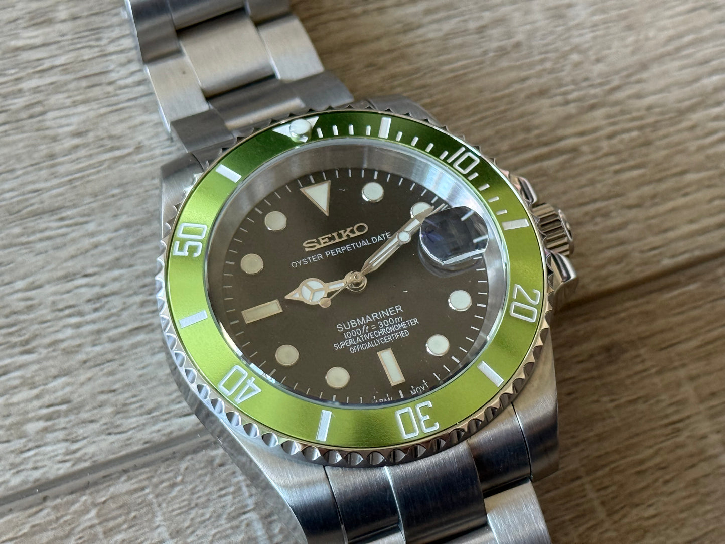 Seiko Mod Kermit 41MM Case