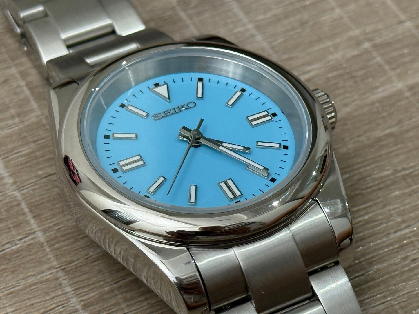 Seiko Mod OP 39MM Case - Blue