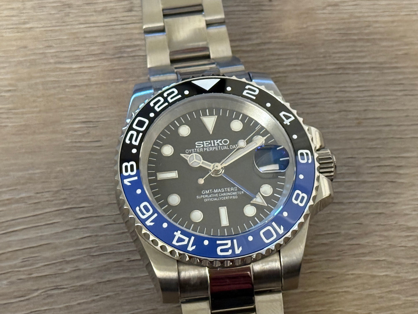 Seiko Batman GMT Mod 41MM CASE