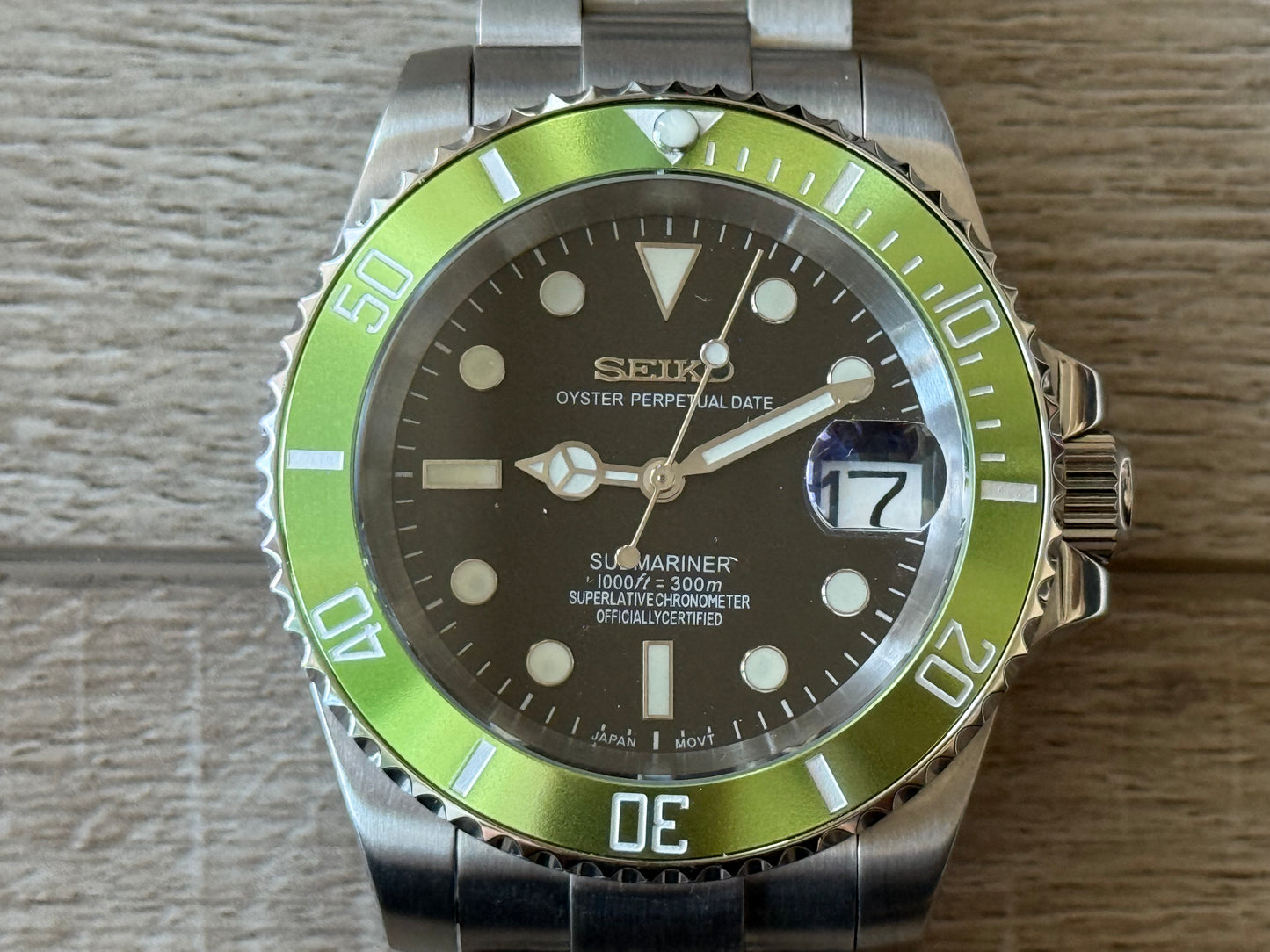 Seiko Mod Kermit 41MM Case